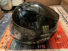 Bell helmet. monster logo - Gloss Black/ SMALL