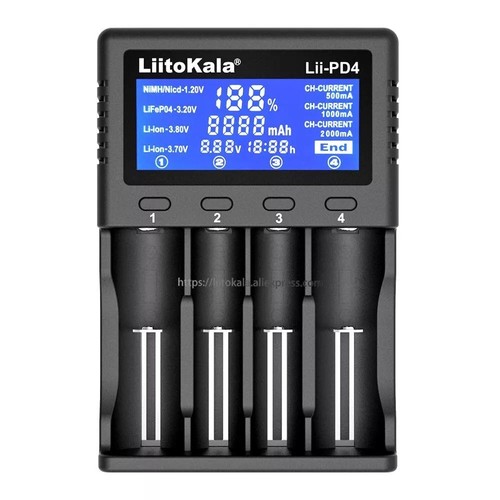 Liitokala pd4 battery charger - pd4,