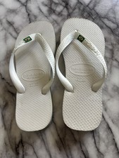White Havaianas Brasil Flip