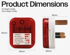 UK Mains Socket Tester 240v