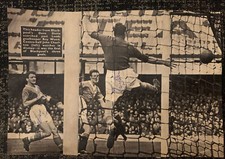 Signed Roy Wood Jack Charlton Leeds United 1950s Football Autograph Signature