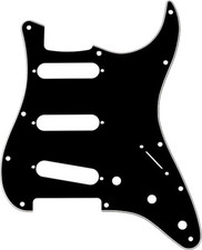 11 Hole SSS Strat Pickguard Scratch Plate for Fender USA/Mexican Standard Modern