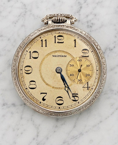 Antique waltham pocket watch - -,