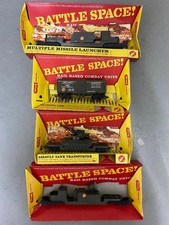 Triang Hornby Battle Space – Set of 4 Boxed Rail-Based Combat Units (1960s)