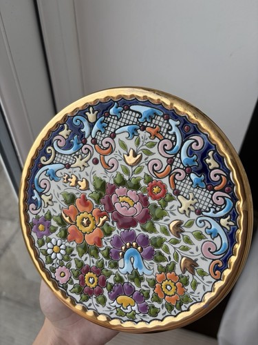 Vintage hand painted ceramic - vintage,