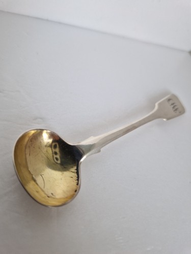 Sterling silver salt spoon - sterling,