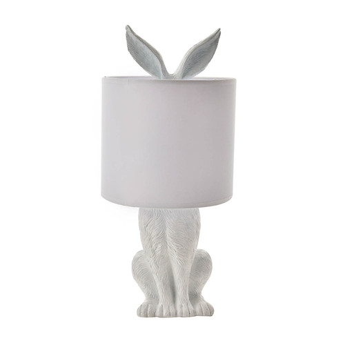 Hestia hiding white rabbit - hiding,