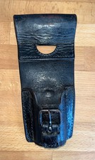 Swiss black leather frog year 1886 for sword/ bayonet Vetterli.