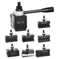Quick Change Tool Post Set 8 Pcs Lathe Tool Holders for 6"-12" Mini Lathe