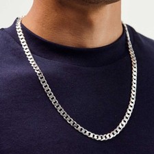 Sterling silver curb - sterling, 24"