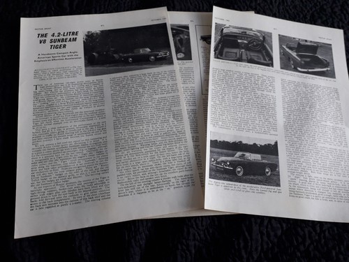 The ltr sunbeam tiger - ltr, v8