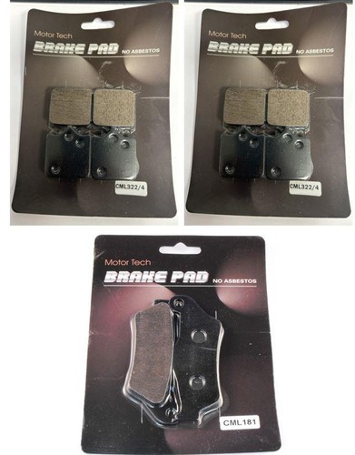 Full brake pads rr - full, for
