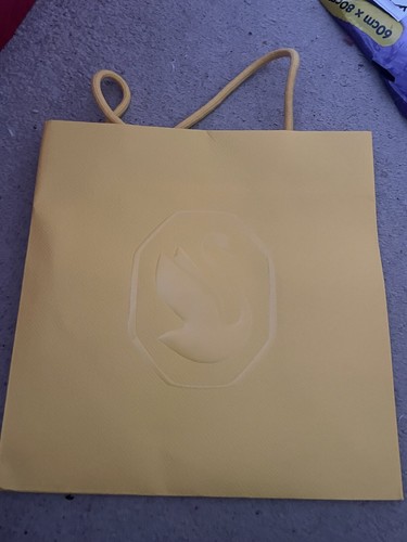Swarovski yellow empty paper - swarovski,