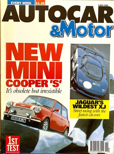 Autocar magazine may - magazine, 08-may-91