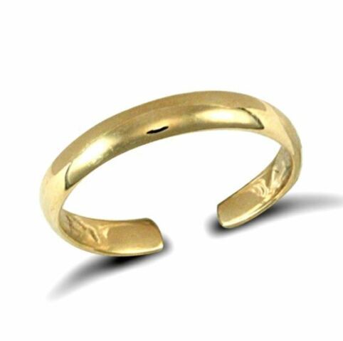 9ct gold toe rings - toe,