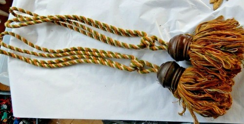 Big 1970s era - curtain, tie