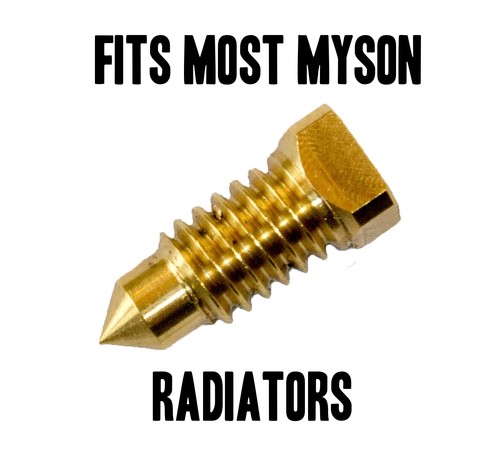 Radiator brass bleed screw air - brass,