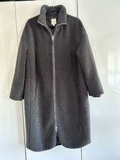 Ladies H&M Borg Coat Size S