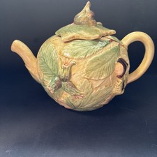 Vintage majolica style - majolica, teapot