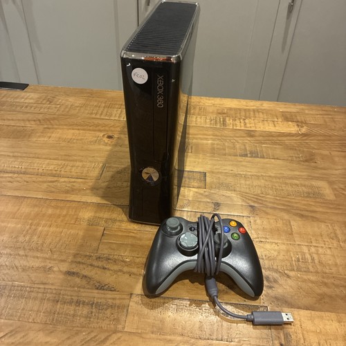 Xbox 360 slim black console - xbox,