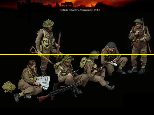 Scale british ww2 resin - british,