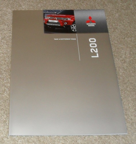 Mitsubishi l200 brochure 2010 - brochure,