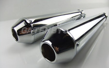 2x Motorcycle Silencer Exhaust