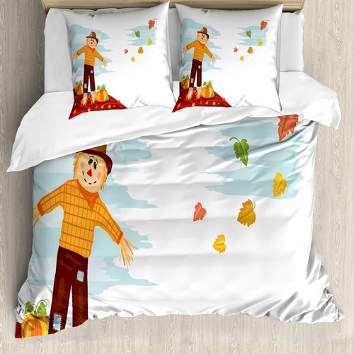 Autumn pumpkin duvet - duvet, cover