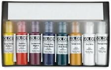 Golden Professional Fluid Acrylic Paint Set - 8 x 15ml 