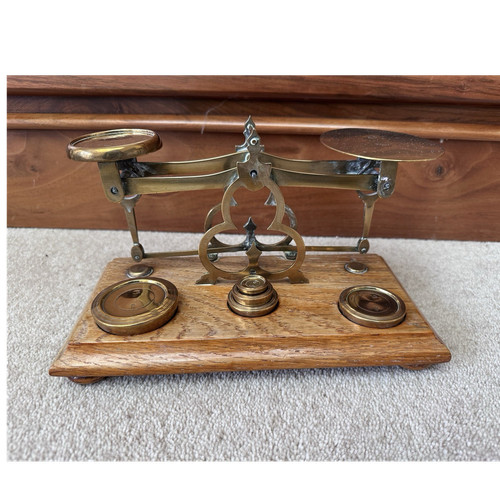 Vintage brass wood - &, balance