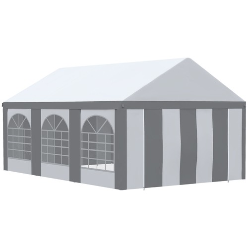 Galvanised party tent - galvanised,