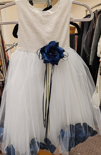 Flower girl dress - flower, sequin