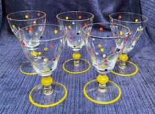 5 x VINTAGE 1950s Colourful