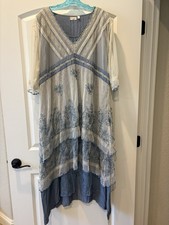 Nataya Blue Dress Plus Downton