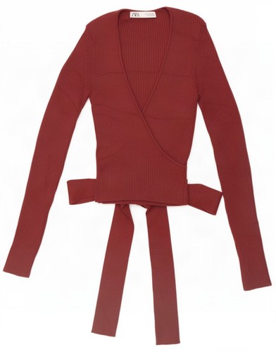 Zara womens crop wrap cardigan - womens,