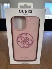 GUESS Pattern Phone Case - iPhone 14 Pro Max Pink - RRP £40
