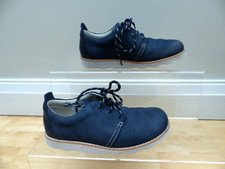 Clarks boys blue leather lace up shoes UK 12.5G Prom Wedding
