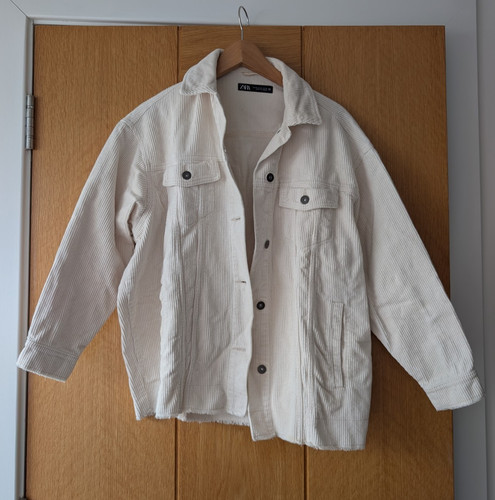 Zara ivory corduroy - zara, oversized