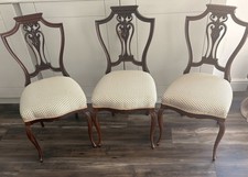 Mahogany Upholstered