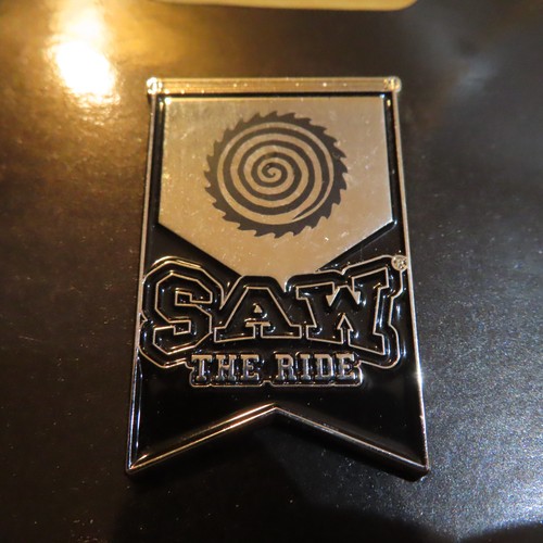 Thorpe park saw the - ride, pin