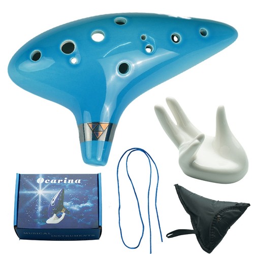 Ocarina ceramic holes alto - ceramic, 12