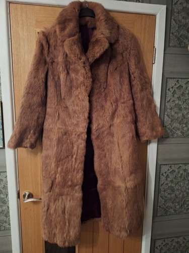 Ladies brown real - brown, fur