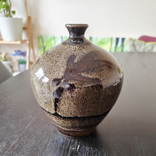 Vintage studio pottery vase - studio,