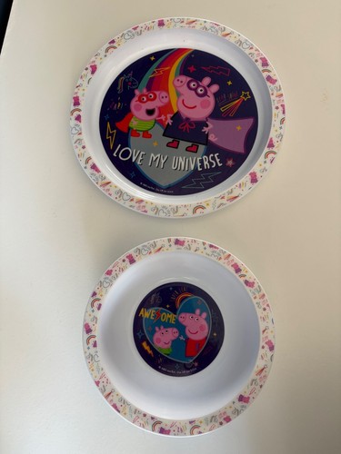 Peppa pig children plate - pig, children's