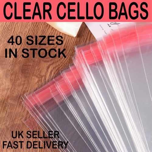 Clear cellophane bags self - cellophane,