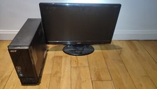 Acer Aspire AX3300 Micro Tower PC Computer & Acer 21.5" HD Monitor