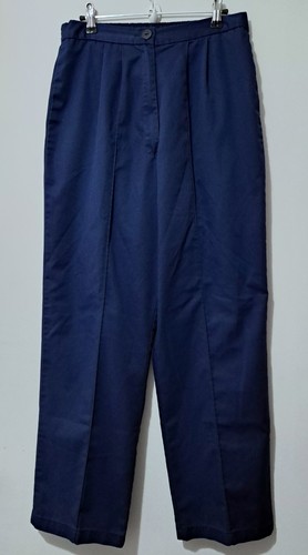 Navy blue straight leg - leg, cut