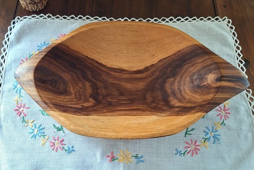 Vintage hand turned natural - hand,