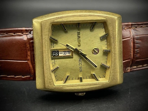 Vintage rado ncc 505 gold - ncc, 35mm