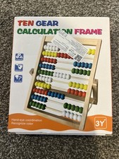 Wooden Abacus Ten Gear